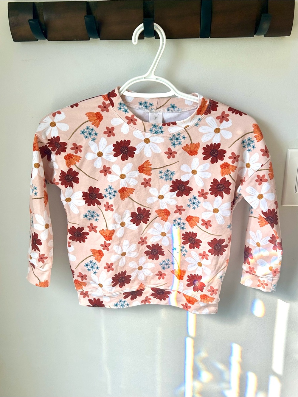 Long-Sleeve Floral Kids Rashguard - Pink Floral